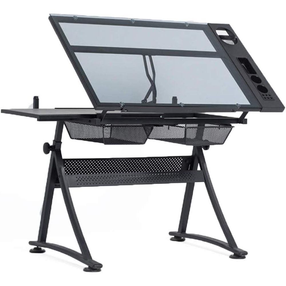 Desk Setup Artist - Artistic Tattoo Stencil Desk with Adjustable