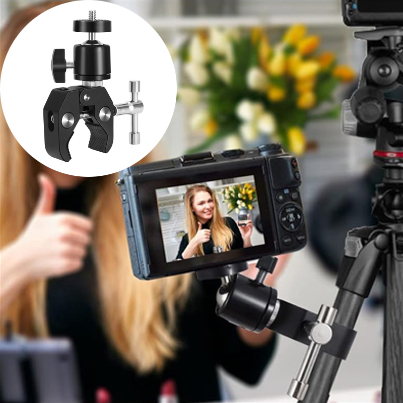 Monitor Arm Clamp - Super Clamp 360° Ball Head Magic