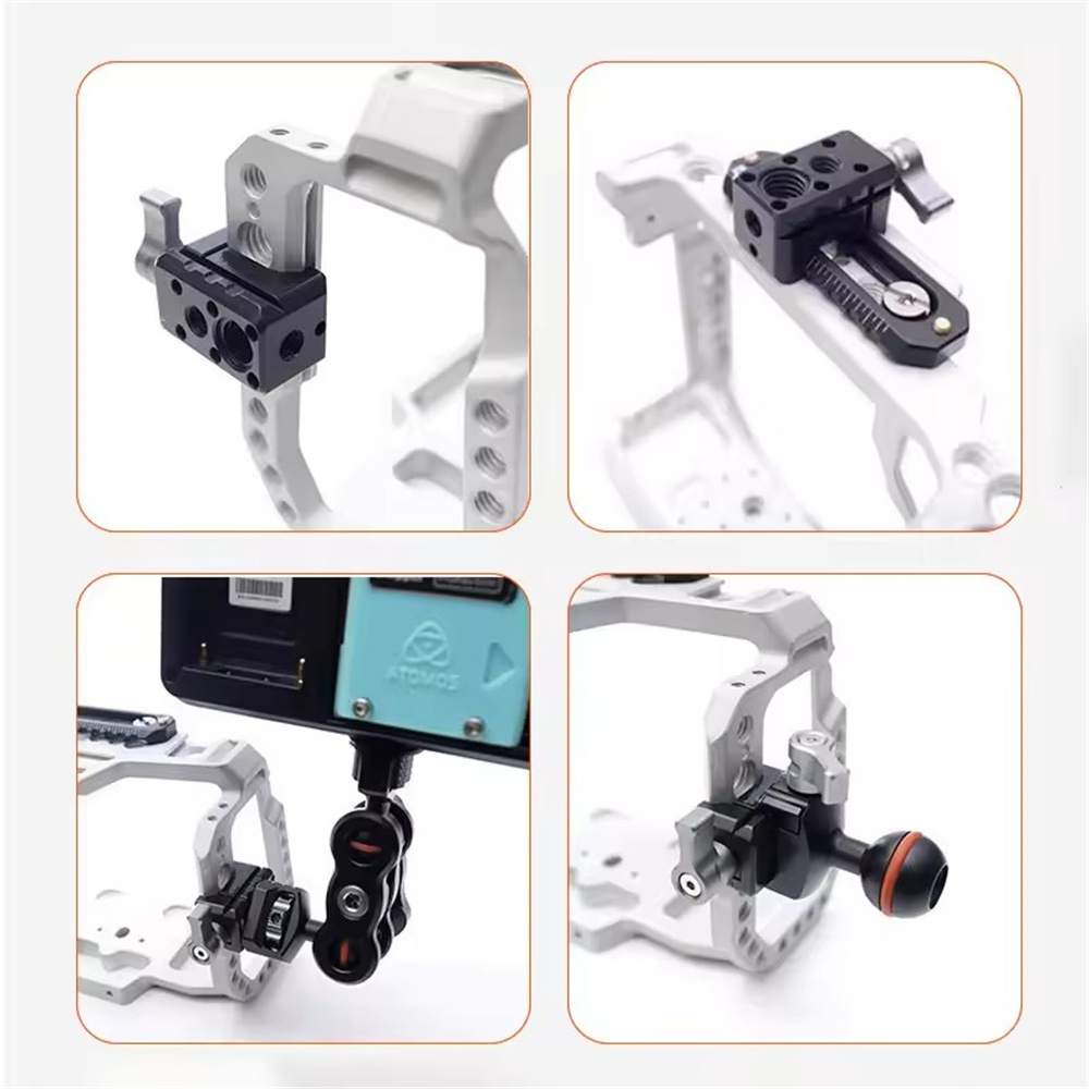 Monitor Arm Clamp - NATO Clamp Quick Release NATO Rail