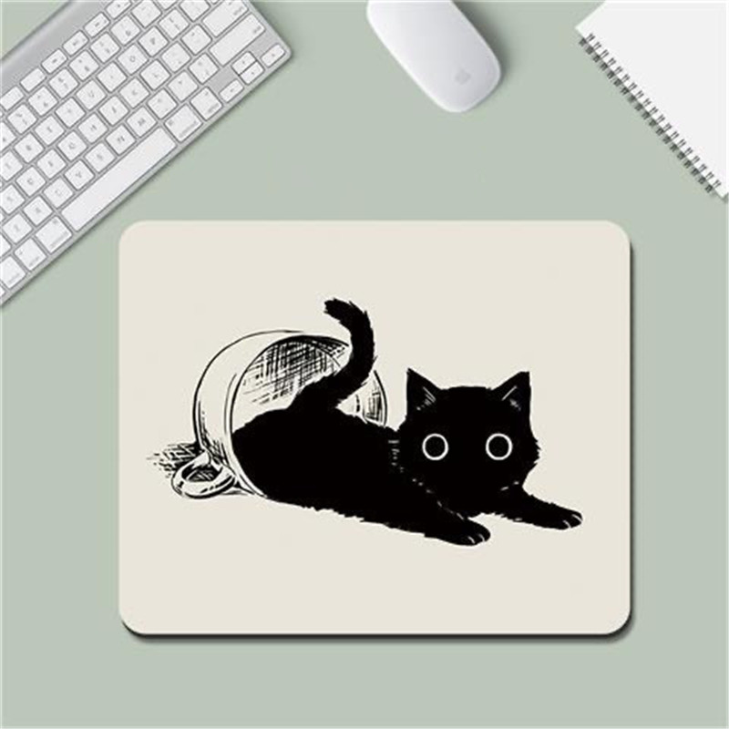Desk Setup Cozy - Mouse Mat Cat Mause Pad Cute