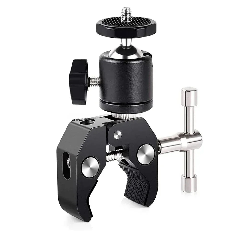Monitor Arm Clamp - Metal Super Clamp with 360° Double