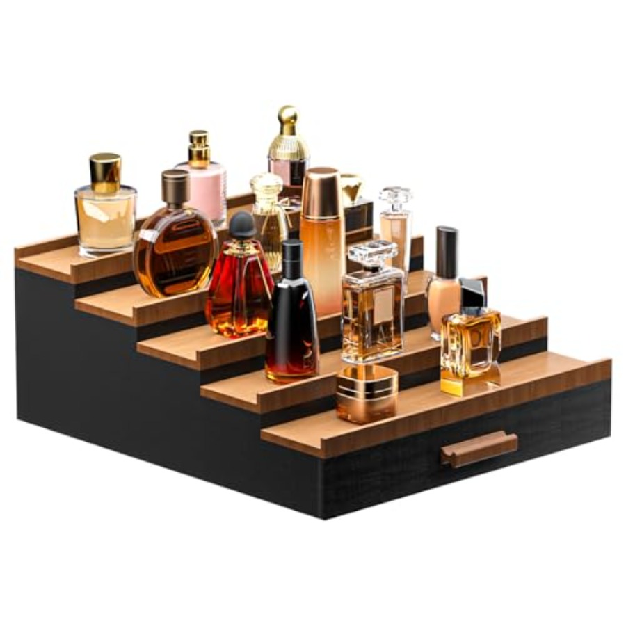 Drawer Organizer Bamboo - Cologne Organizer 5 Tier of Elegant