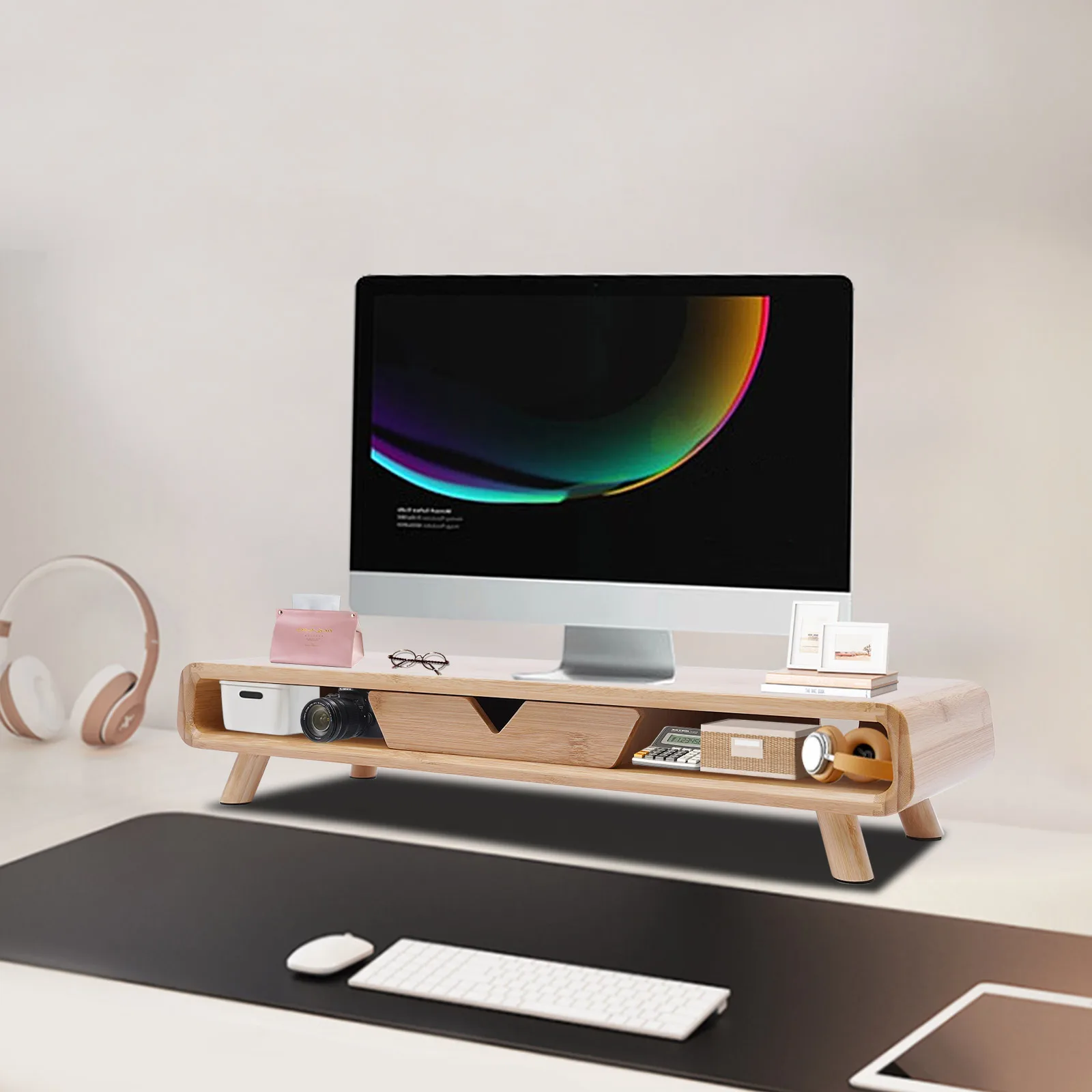 NEW Ergonomic Height Wood Moni - Monitor Riser Wood 리뷰 및 가격