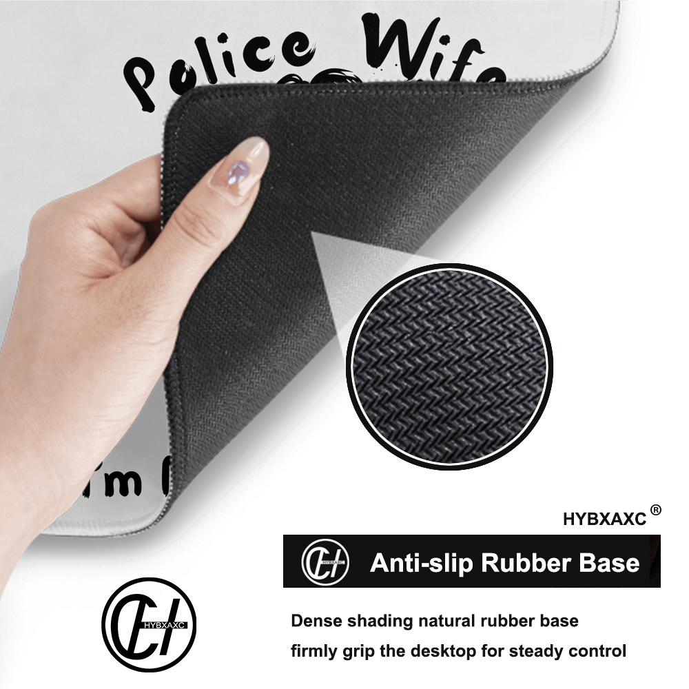 HYBXAXC Police Wife Mouse Pad  - Desk Setup Blue 리뷰 및 가격