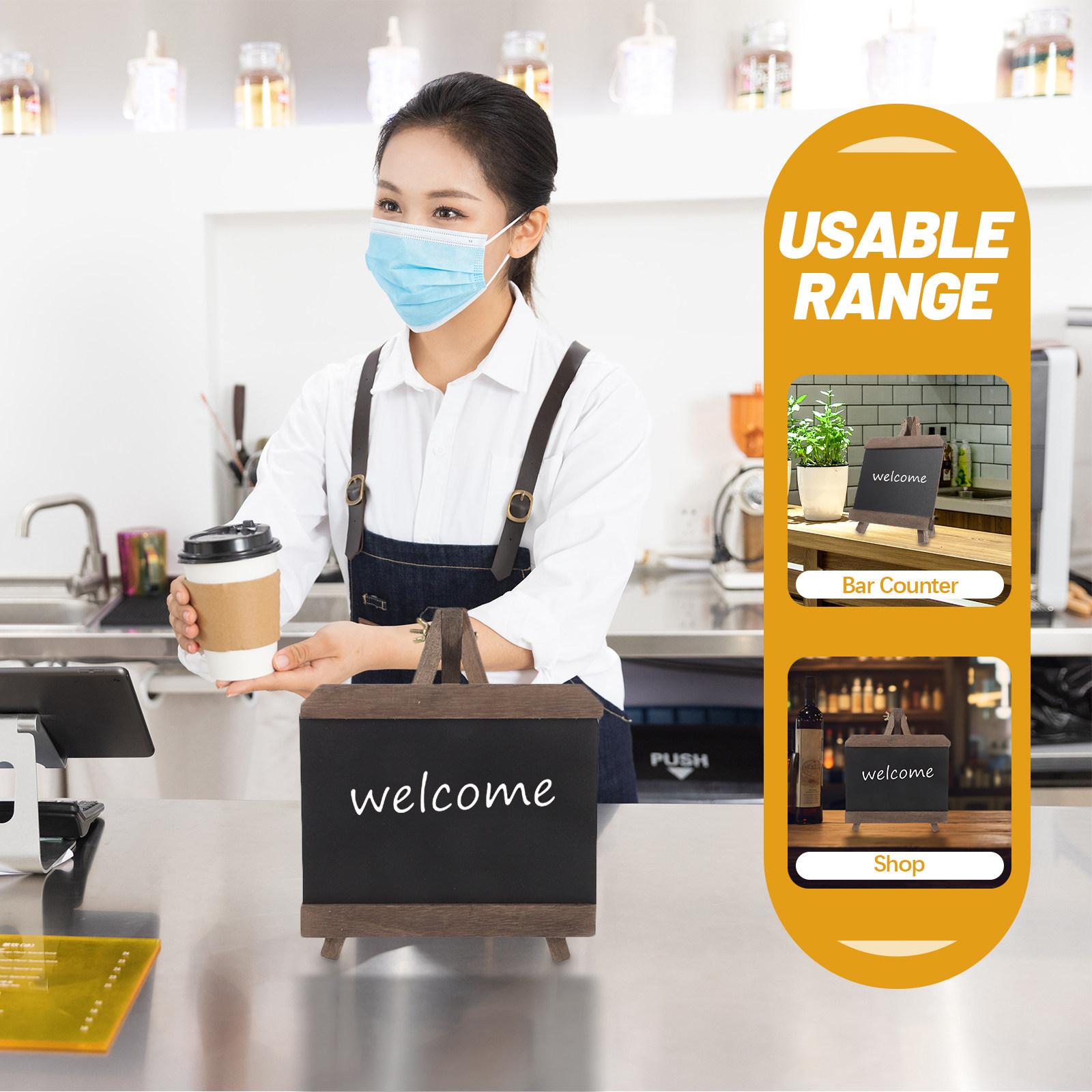 Wooden Vintage Chalkboard Desk - Desk Setup White 리뷰 및 가격