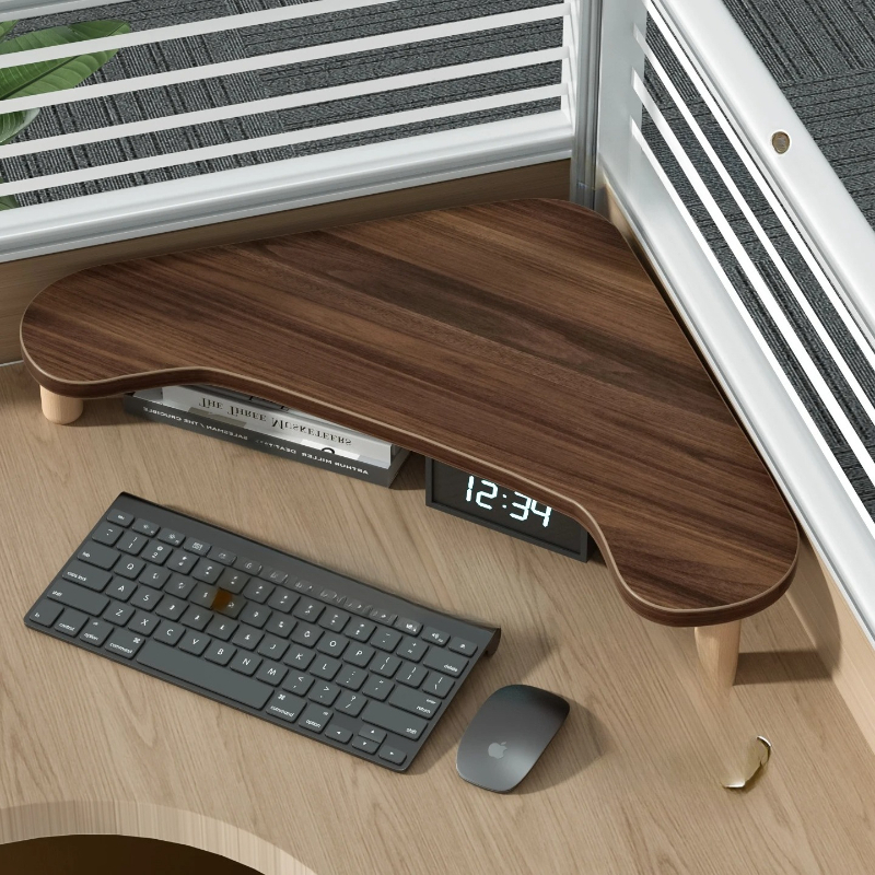 Corner Computer Stand, Triangl - Monitor Riser Wood 리뷰 및 가격