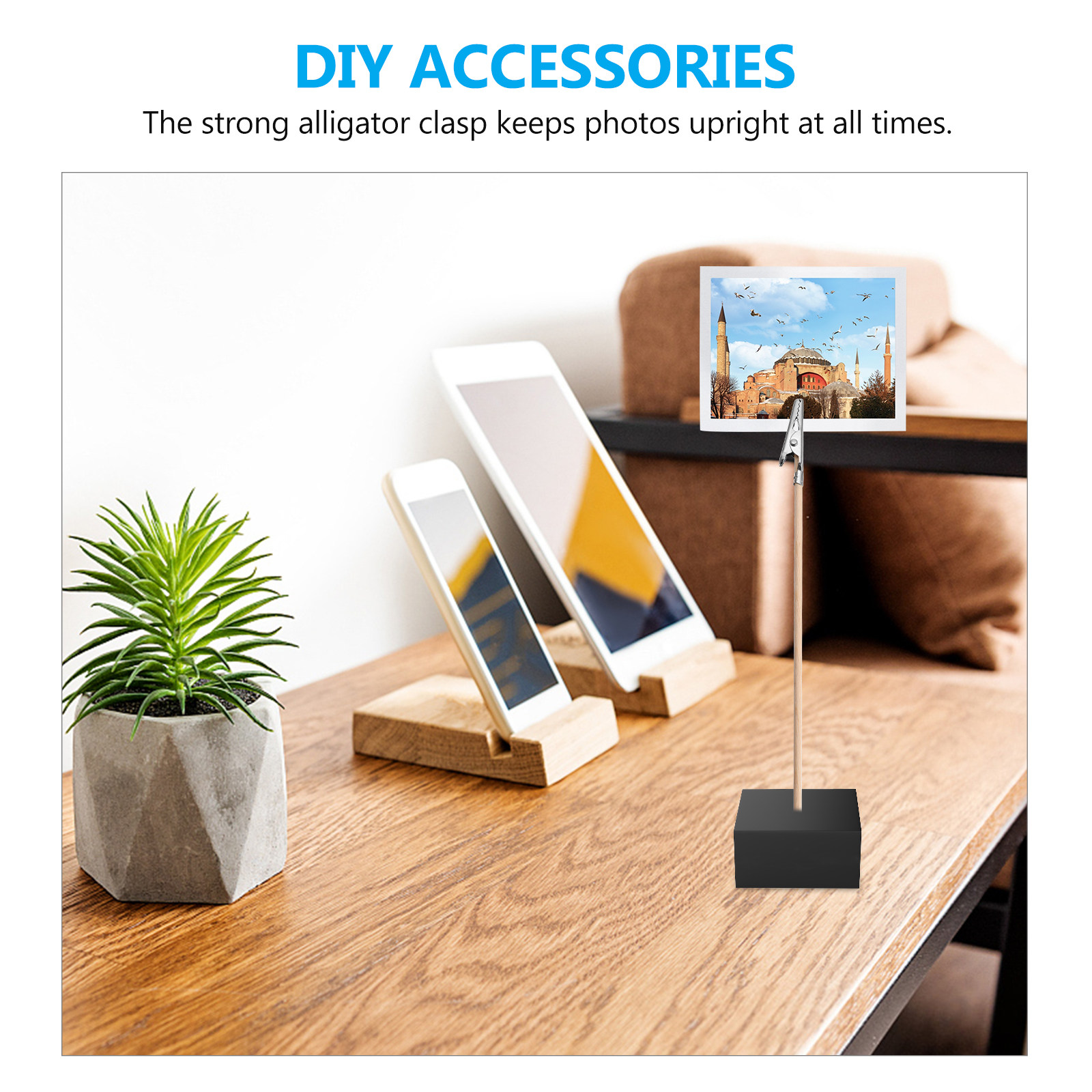 100Pcs Bamboo Stick Crocodile  - Sticky Memo Holder 리뷰 및 가격