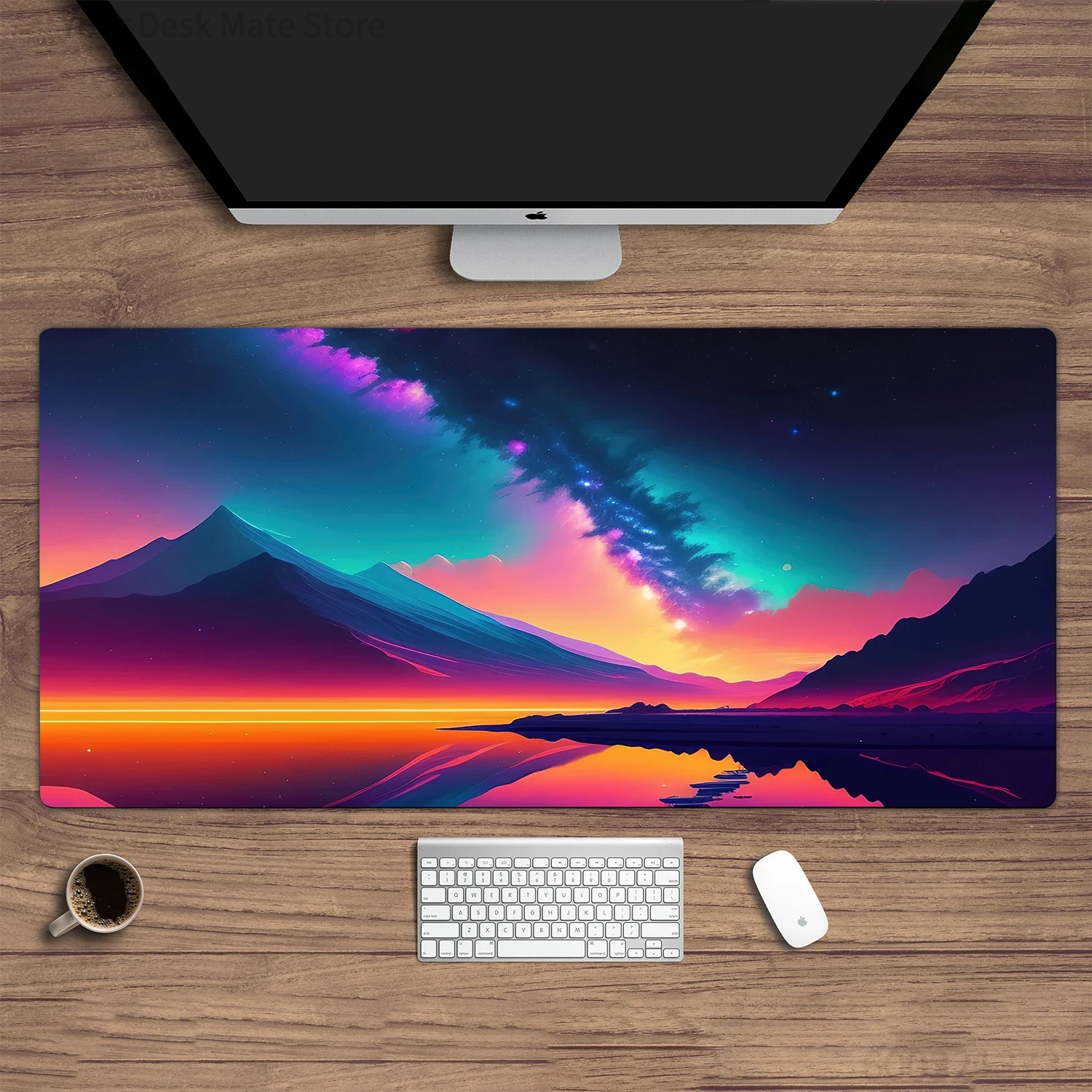 New Arrivals 900X400 Blue Auro - Desk Setup Blue 리뷰 및 가격