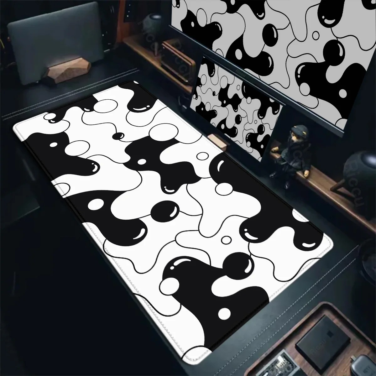 Large Gaming Mouse Pad Blue Li - Desk Setup Blue 리뷰 및 가격