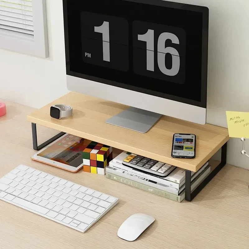 Simple storage rack Notebook c - Monitor Riser Wood 리뷰 및 가격