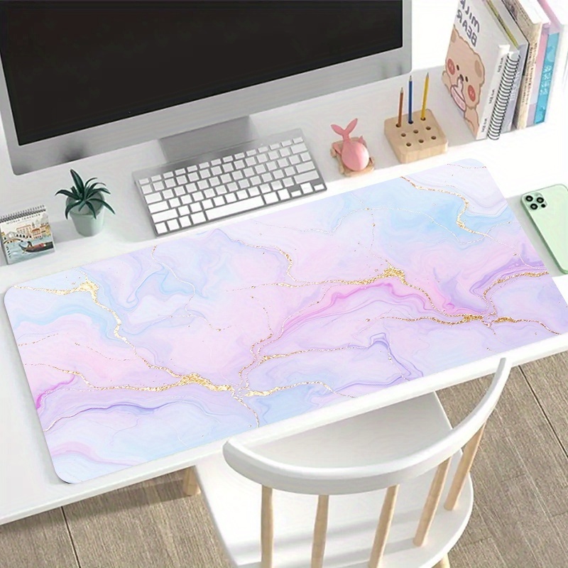 Pink Blue Marble Mouse Pad Lar - Desk Setup Blue 리뷰 및 가격