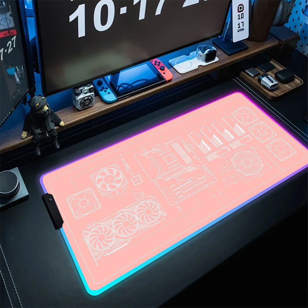 CPU Artistic line design Mouse - Desk Setup Artist 리뷰 및 가격