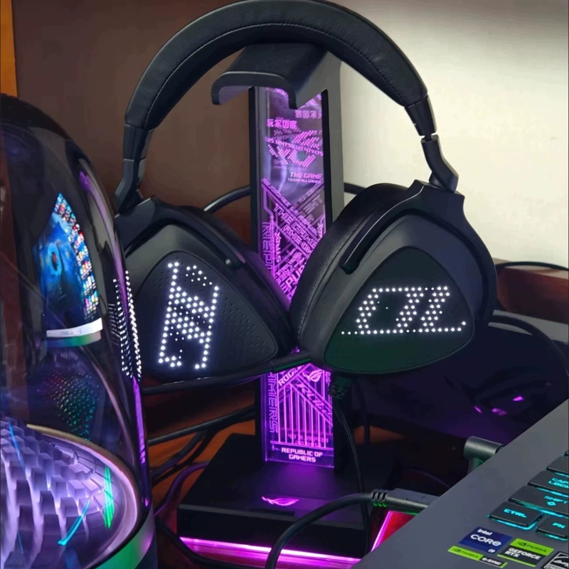 RGB Gaming Headphone Stand wit - Desk Setup Headphone Stand 리뷰 및 가격