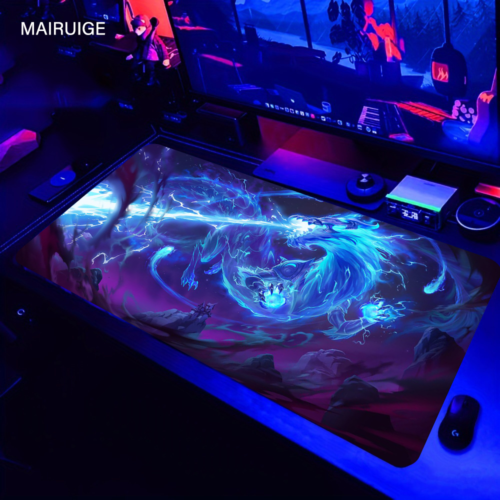 Blue Dragon Mouse Pad Speed Mo - Desk Setup Blue 리뷰 및 가격