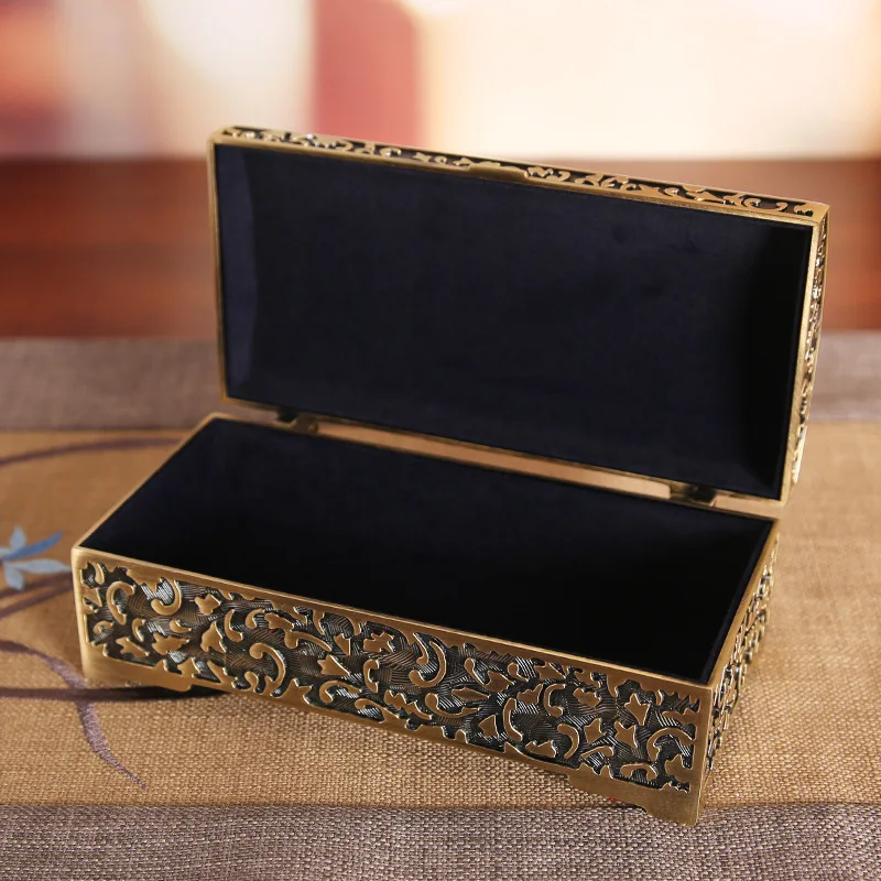 Europe Retro Metal Jewelry Box - Drawer Organizer Bamboo 리뷰 및 가격