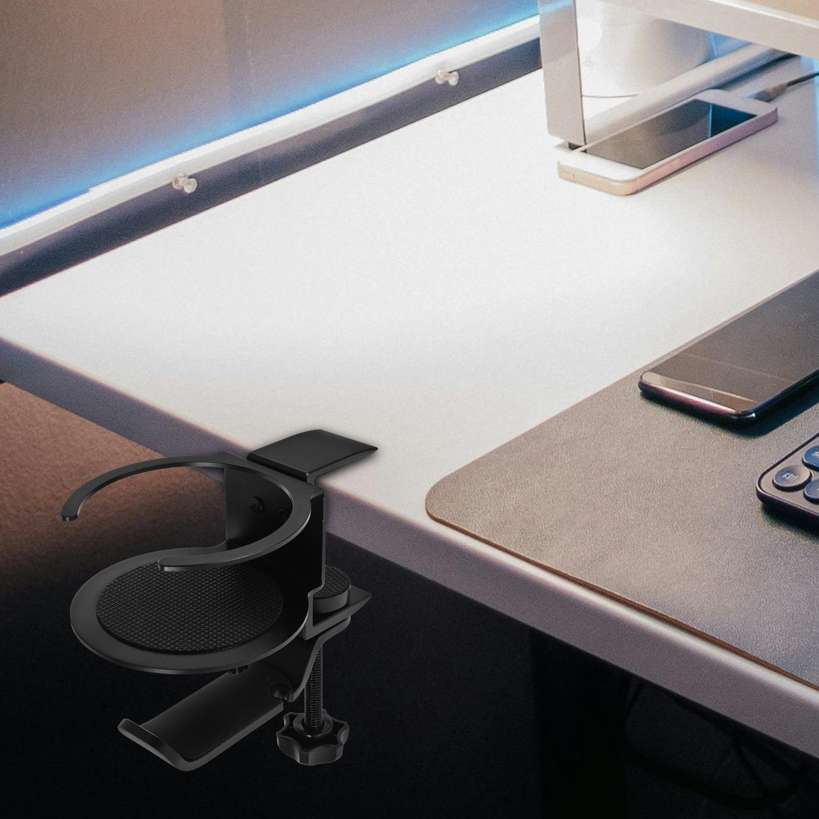 Desk Clamp Cup Holder Headphon - Desk Setup Headphone Stand 리뷰 및 가격