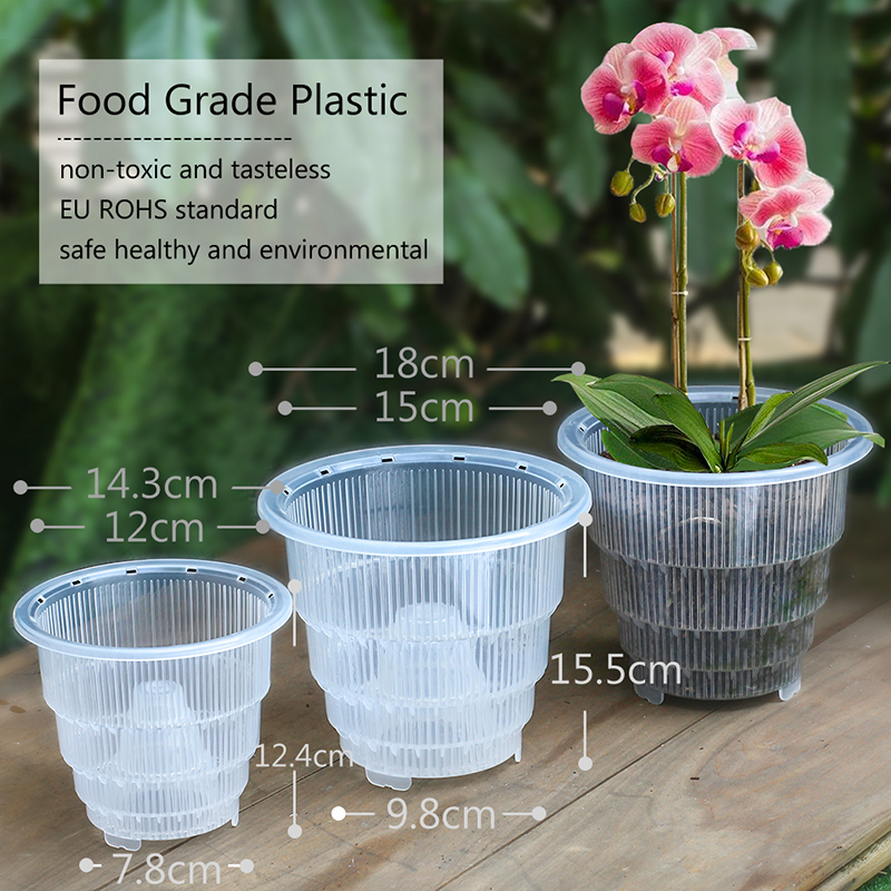 Meshpot Clear Plastic Orchid P - Desk Setup Plant 리뷰 및 가격