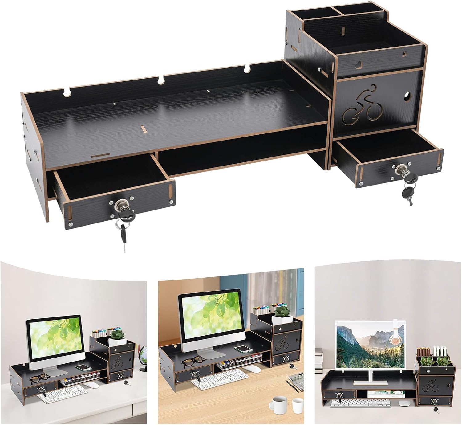 Wood Computer Monitor Stand fo - Monitor Riser Wood 리뷰 및 가격