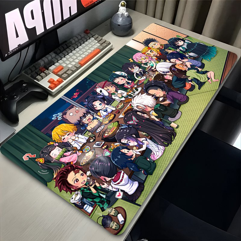 Mousepad Anime D-demon Slayer  - Desk Setup Cozy 리뷰 및 가격