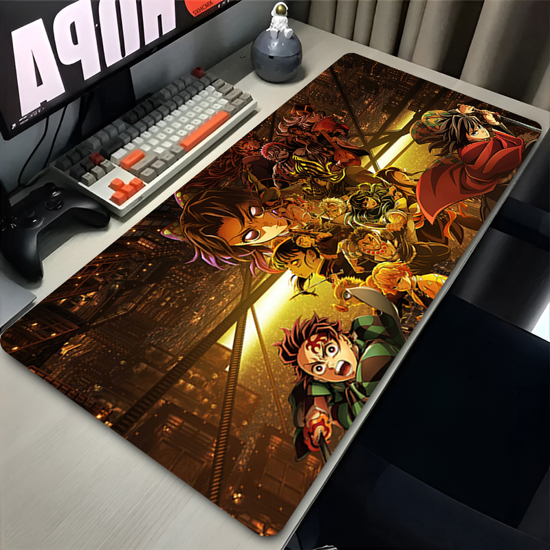 Mousepad Anime D-demon Slayer  - Desk Setup Cozy 리뷰 및 가격