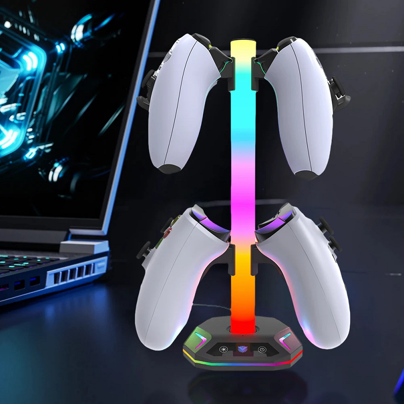 RGB Gaming Headset Stand with  - Desk Setup Headphone Stand 리뷰 및 가격