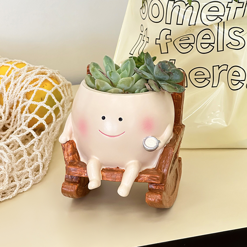Stylish Cute Cartoon Ghost Res - Desk Setup Plant 리뷰 및 가격
