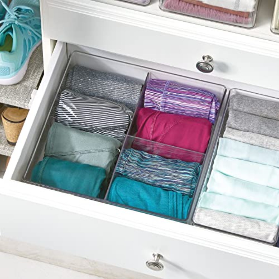 Plastic 4 Compartment Divided  - Drawer Organizer Bamboo 리뷰 및 가격
