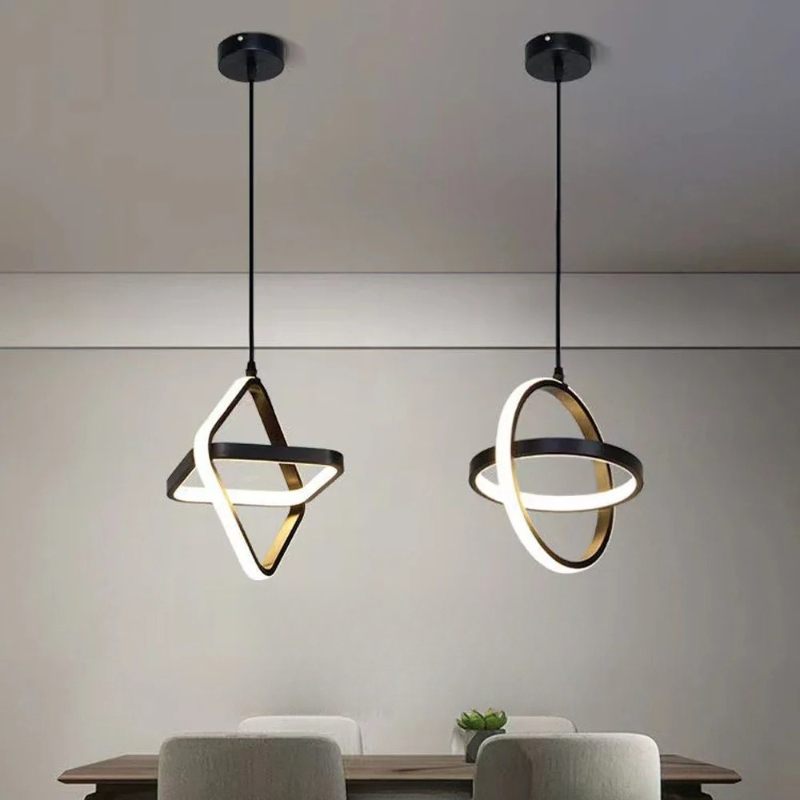 Modern LED Pendant Light Black - Desk Setup White 리뷰 및 가격
