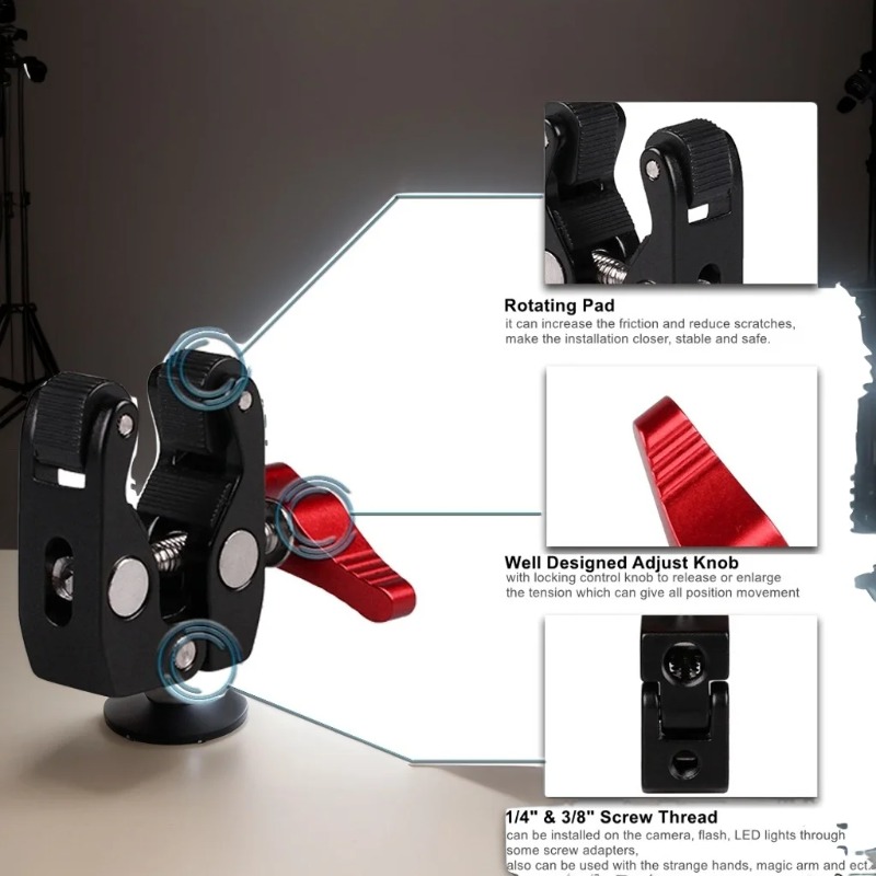 Super Clamp Camera Clamp Mount - Monitor Arm Clamp 리뷰 및 가격