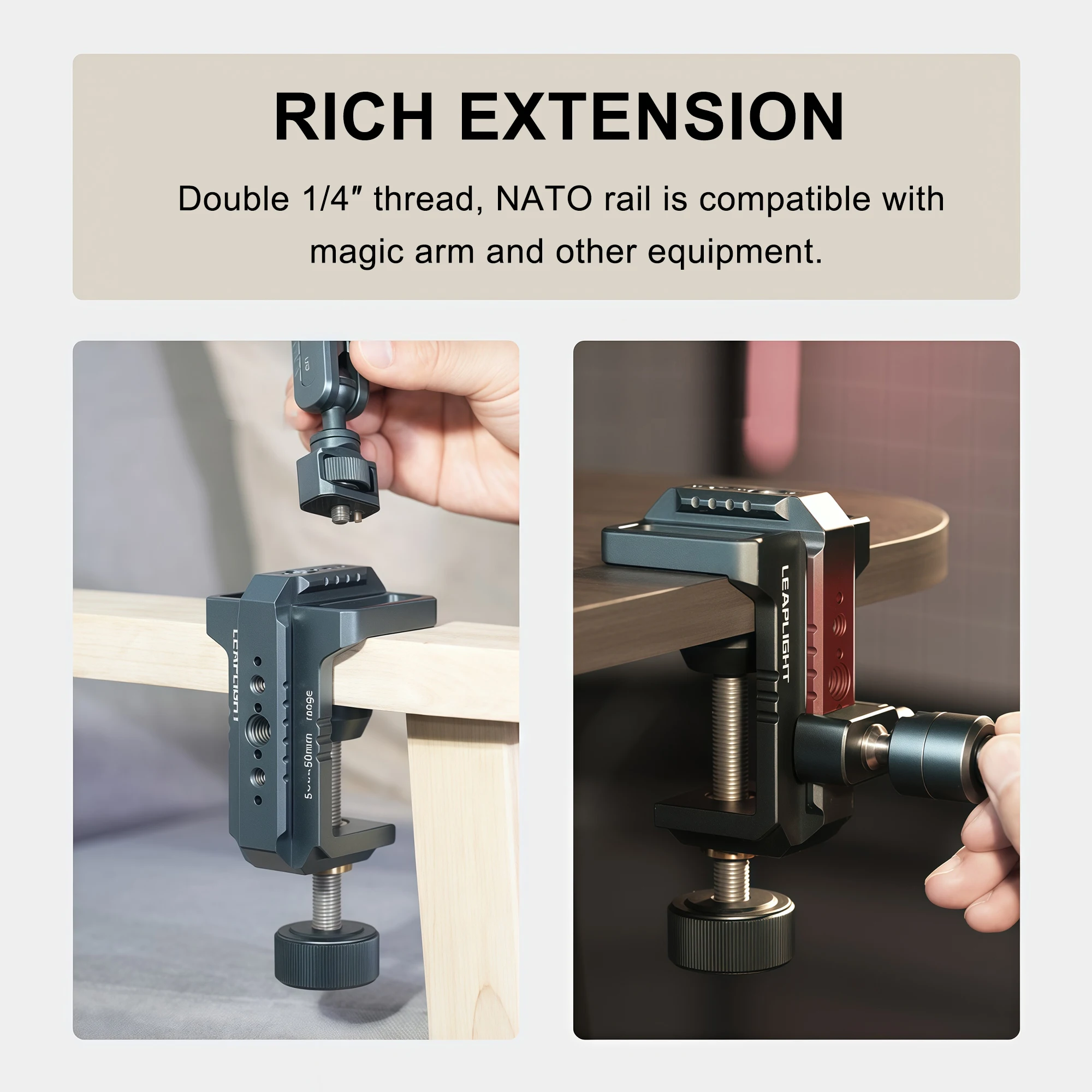 Photography C Clamp Aluminum T - Monitor Arm Clamp 리뷰 및 가격