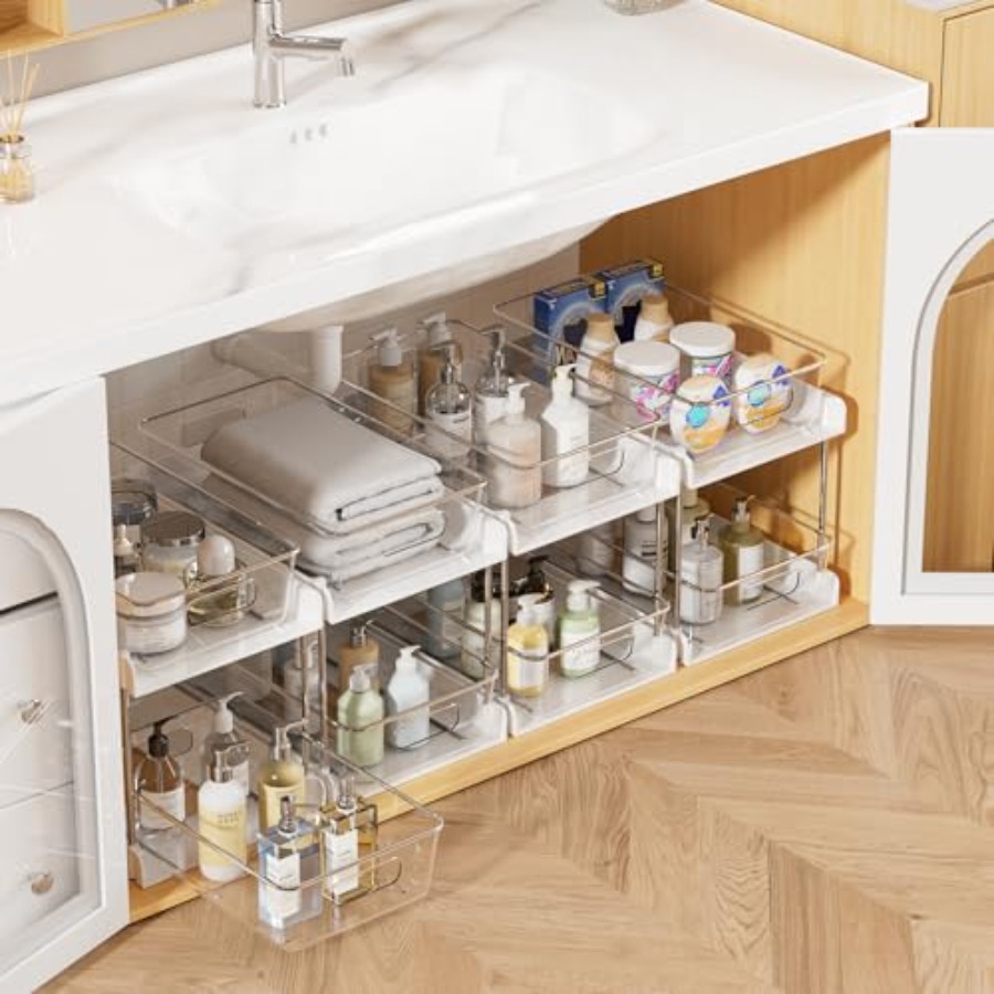 4 Pack Bathroom Organizer 2 Ti - Drawer Organizer Bamboo 리뷰 및 가격