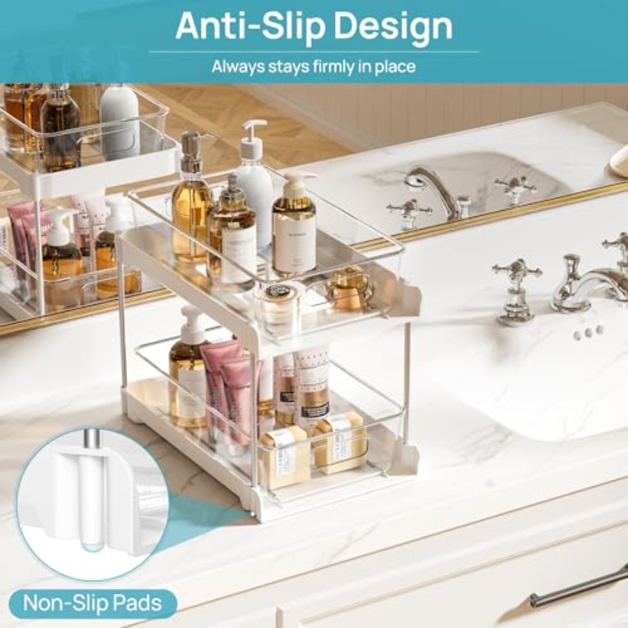 4 Pack Bathroom Organizer 2 Ti - Drawer Organizer Bamboo 리뷰 및 가격