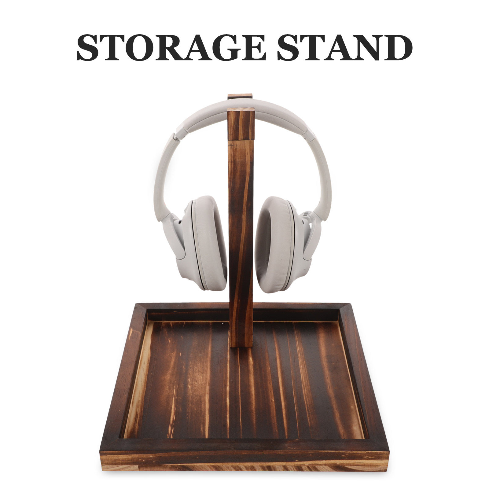 Solid Wood Headphone Stand for - Desk Setup Headphone Stand 리뷰 및 가격