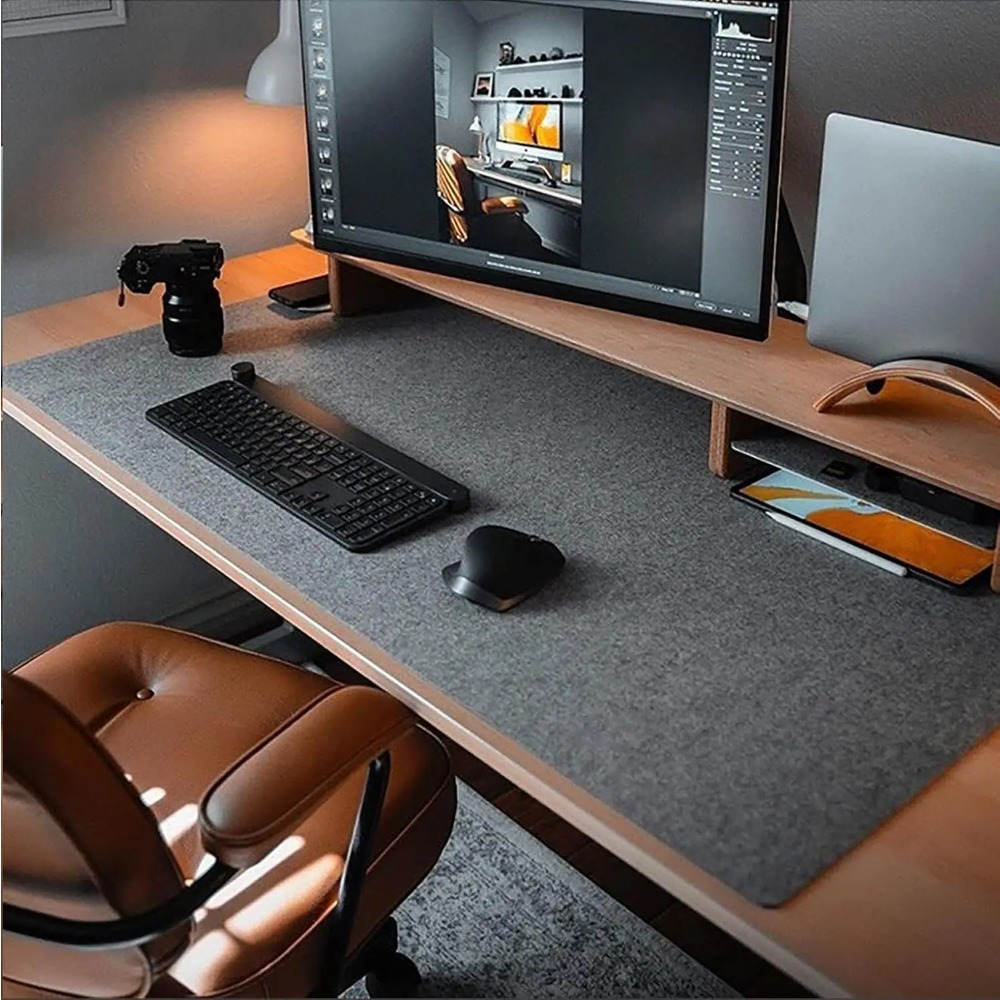 Felt Desk Mat Computer Mat for - Desk Setup Cozy 리뷰 및 가격