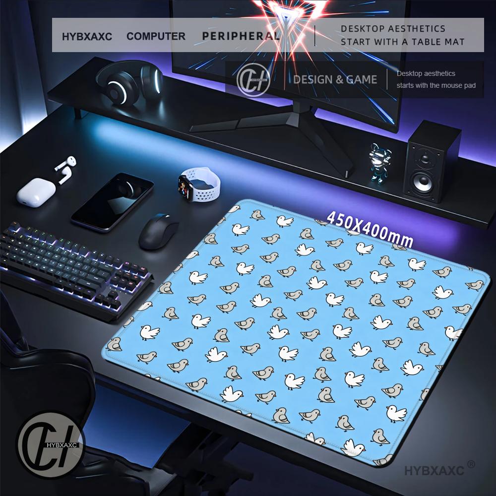 HYBXAXC Cute Blue Bird Pattern - Desk Setup Blue 리뷰 및 가격