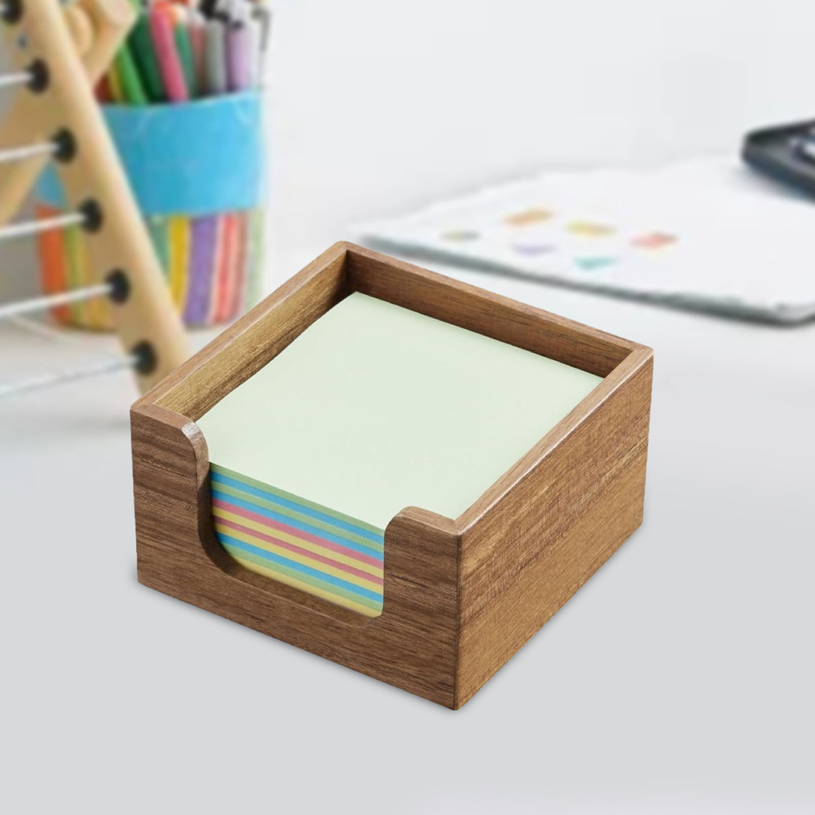 Acacia Wood Sticky Note Holder - Sticky Memo Holder 리뷰 및 가격