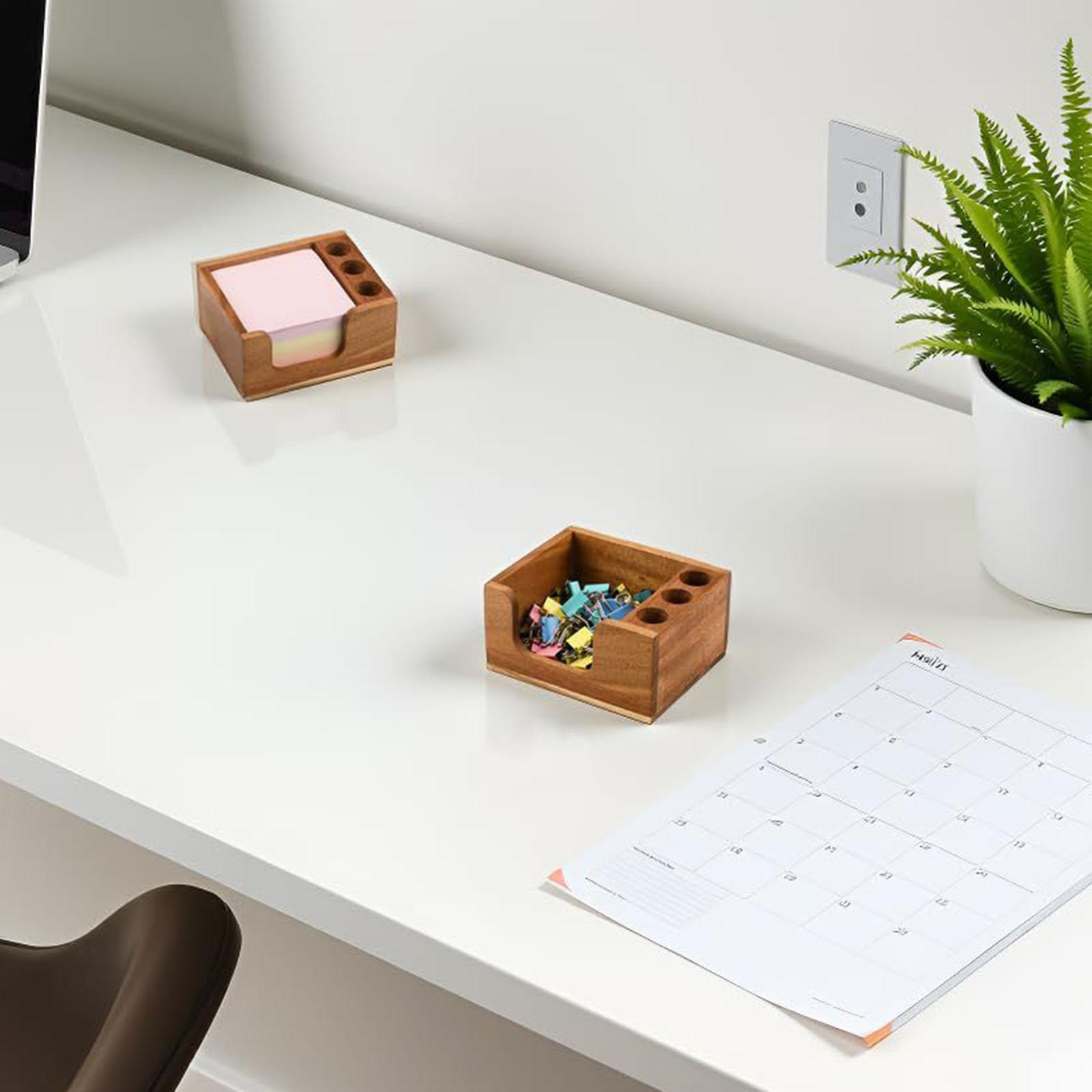 Acacia Wood Sticky Note Holder - Sticky Memo Holder 리뷰 및 가격