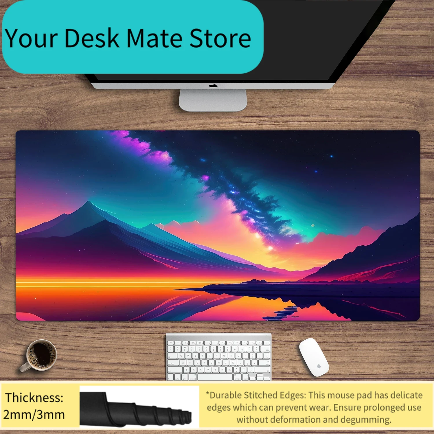 New Arrivals 900X400 Blue Auro - Desk Setup Blue 리뷰 및 가격