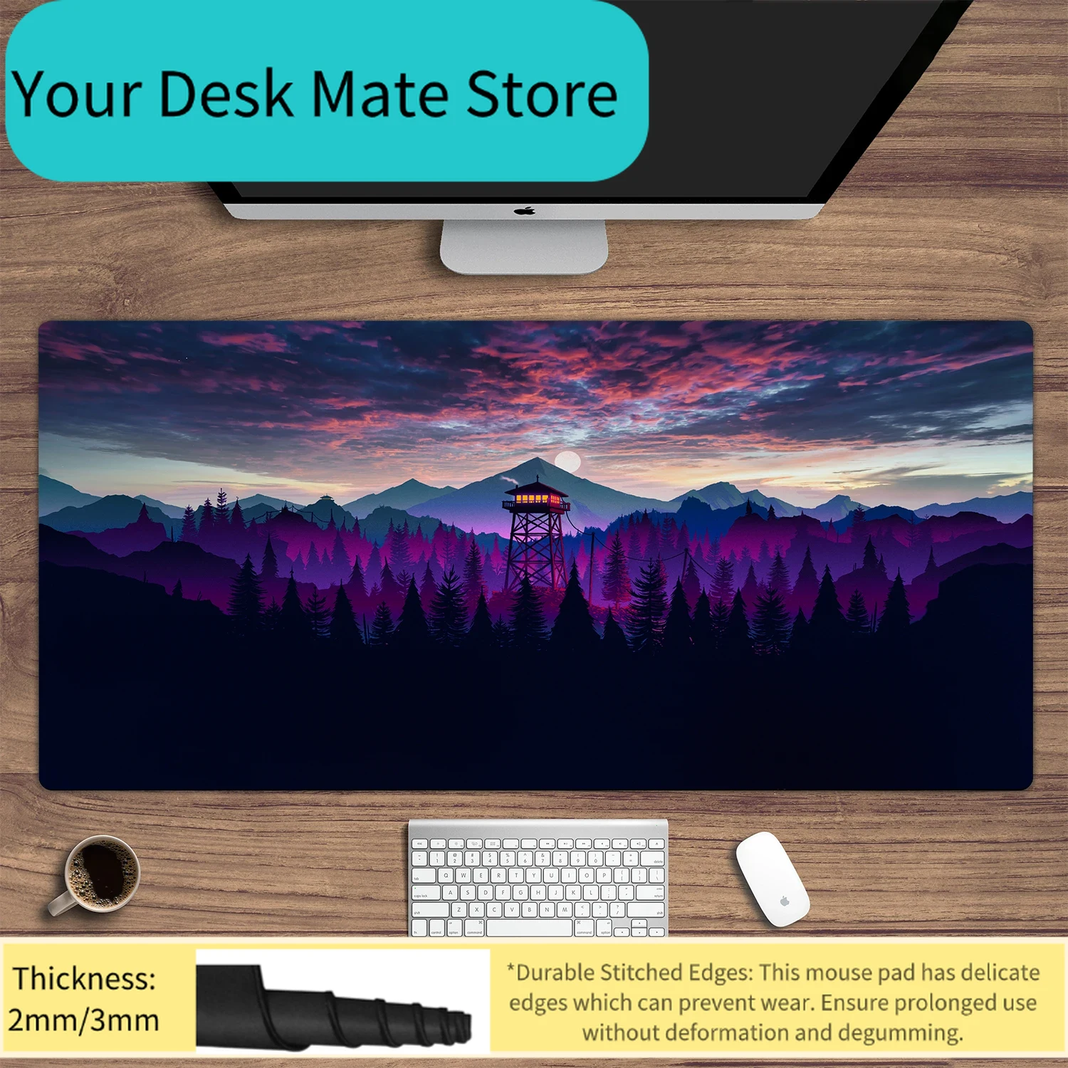 New Arrivals 900X400 Blue Auro - Desk Setup Blue 리뷰 및 가격