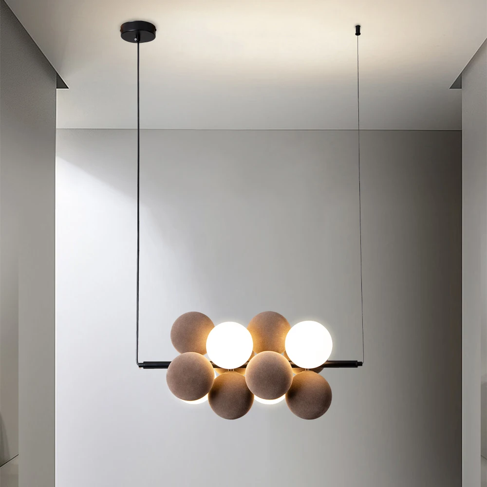 Post-modern Art LED Chandelier - Desk Setup White 리뷰 및 가격