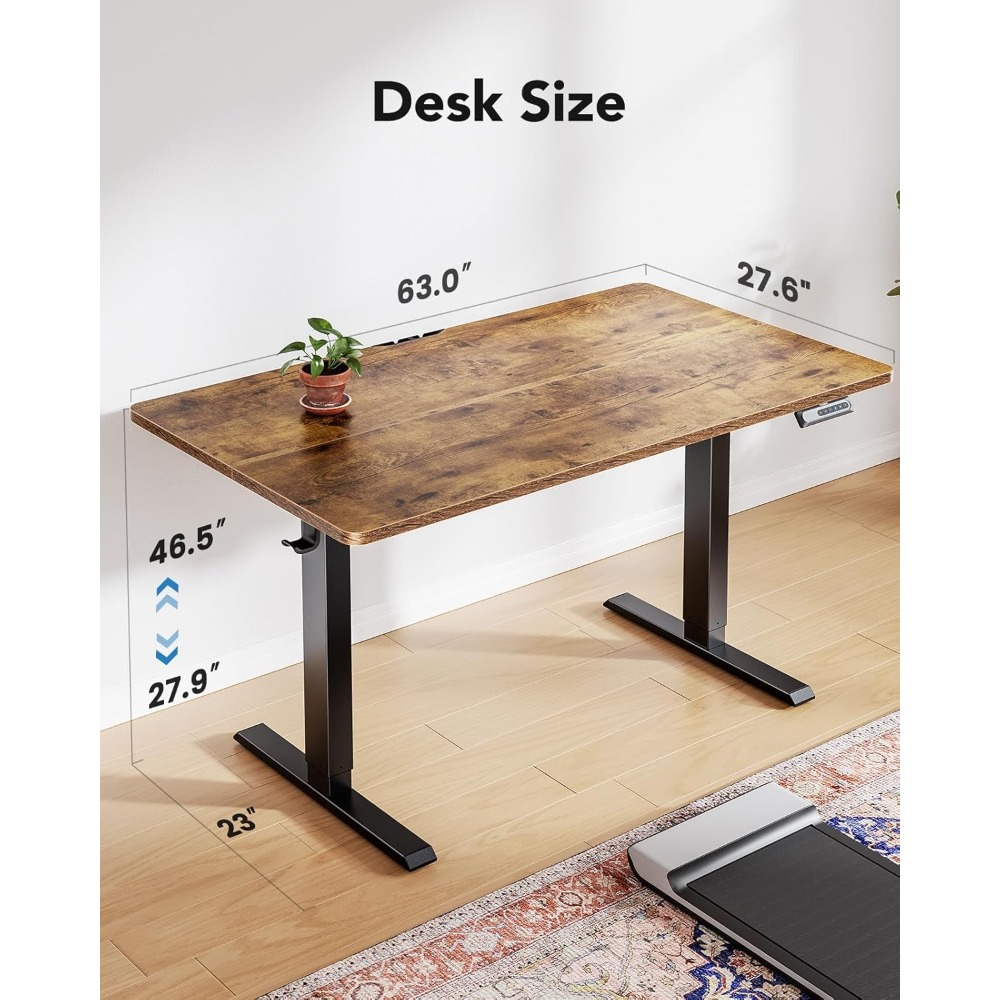 HUANUO 63 x 28 Electric Standi - Desk Setup Headphone Stand 리뷰 및 가격