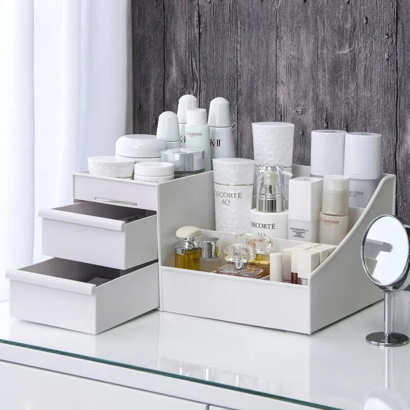 1pc White New Drawer Makeup St - Desk Setup Shelves 리뷰 및 가격