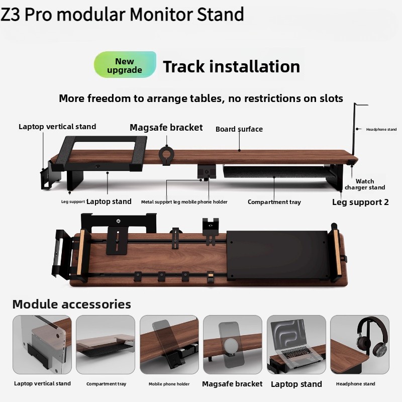 Z3 Pro Modular Monitor Riser S - Monitor Riser Wood 리뷰 및 가격
