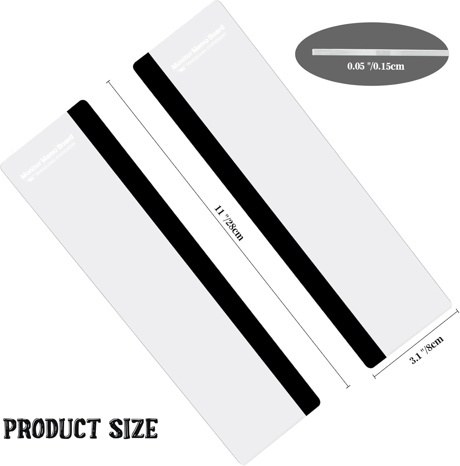 2pcs Acrylic Monitor Memo Boar - Sticky Memo Holder 리뷰 및 가격