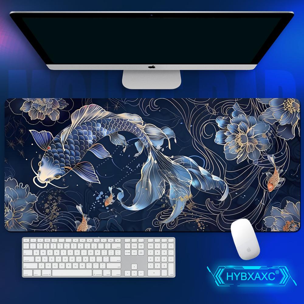 Japanese Koi Fish Desk Mat XXL - Desk Setup Blue 리뷰 및 가격