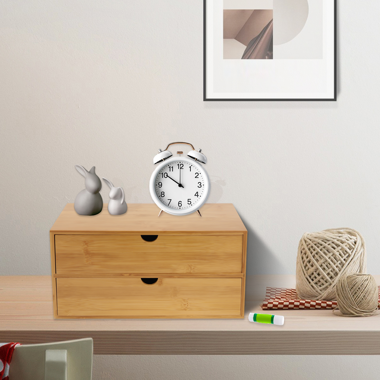 Bamboo Desk Organizer with Dra - Drawer Organizer Bamboo 리뷰 및 가격