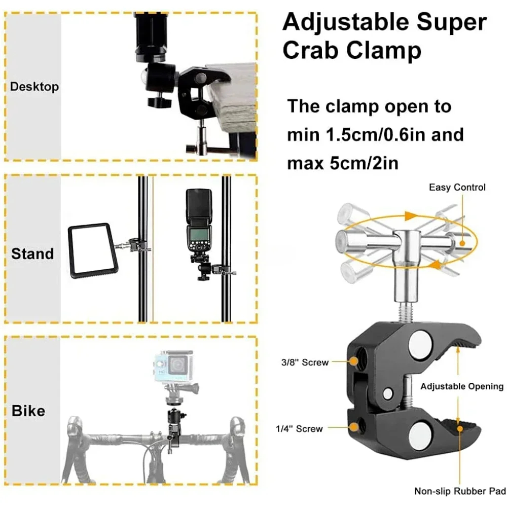 Metal Super Clamp with 360° Do - Monitor Arm Clamp 리뷰 및 가격