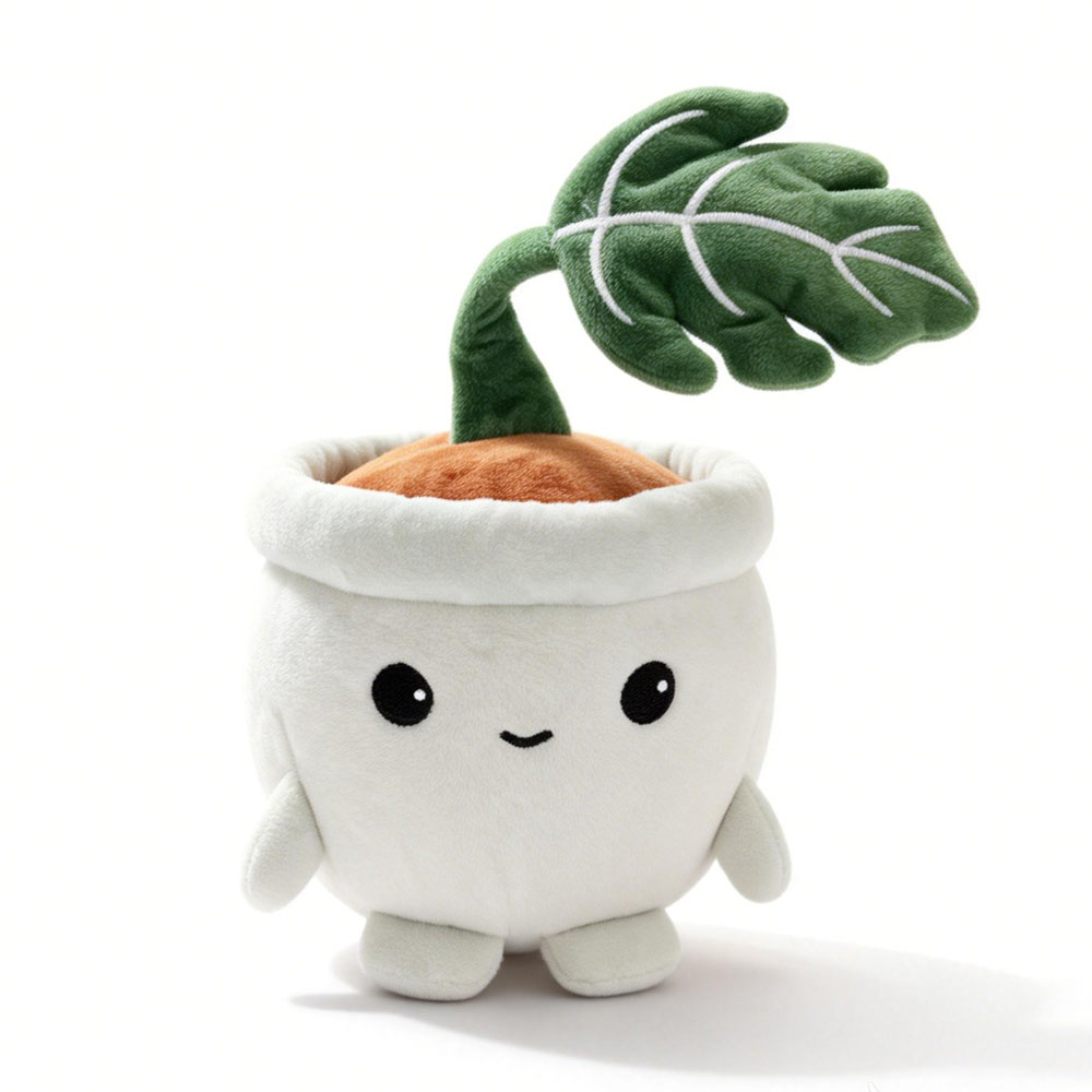 Cute Monstera Plush Potted Pla - Desk Setup Plant 리뷰 및 가격
