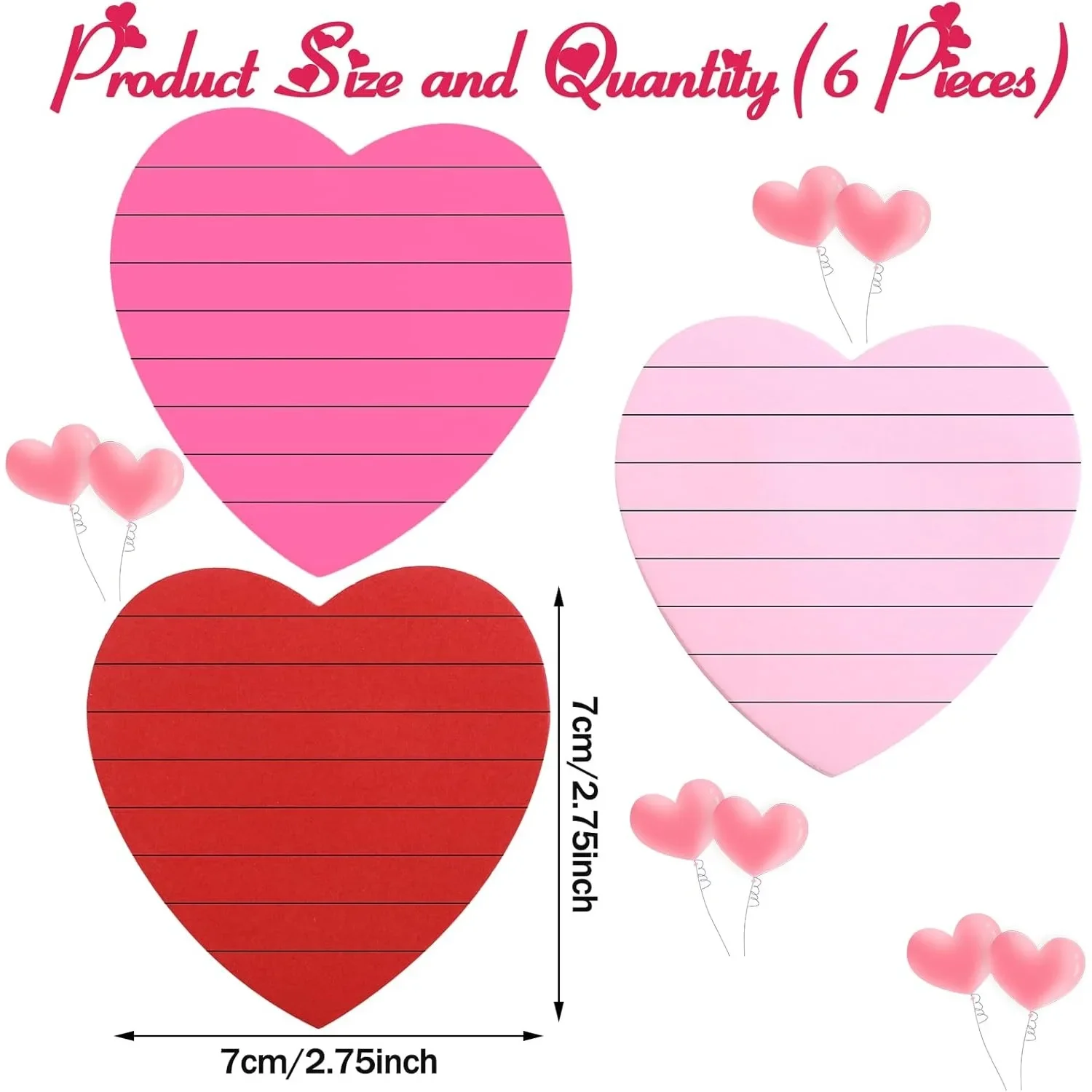Heart Shaped Cute Sticky Notes - Sticky Memo Holder 리뷰 및 가격