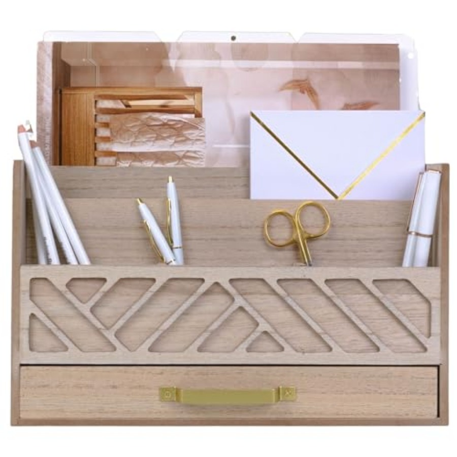 en Mail Organizer with Drawer  - Drawer Organizer Bamboo 리뷰 및 가격